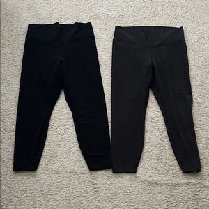 Old Navy Powerchill Leggings, extra high rise - 2 pairs